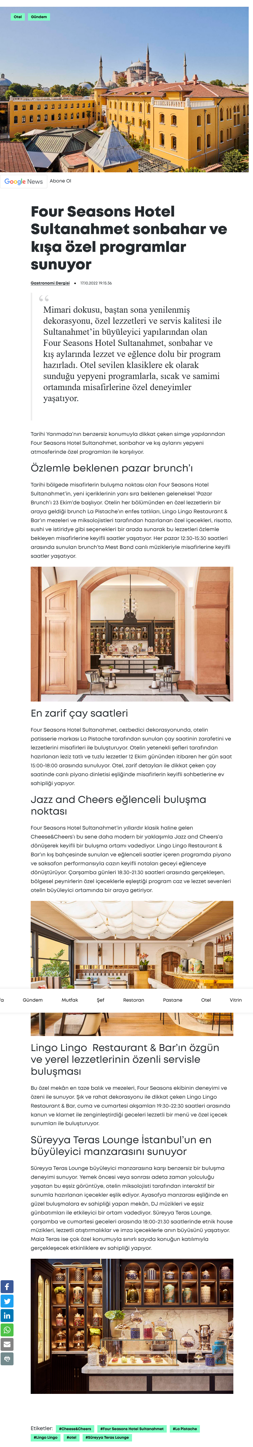 Screenshot 2022-11-15 at 09-54-03 Four Seasons Hotel Sultanahmet sonbahar ve kışa özel programlar sunuyor Gastronomi Dergisi